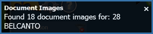 Found Document Images Notification