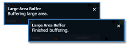 Large Area Buffer notifications