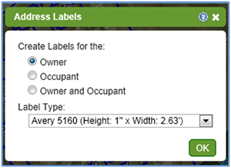 Address Labels Owner