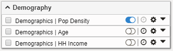 Demographics Layer in GovClarity