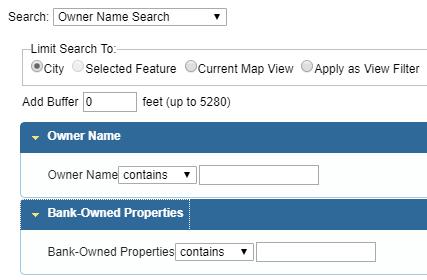 Owner Search Filter