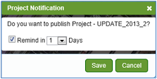 Project Notification