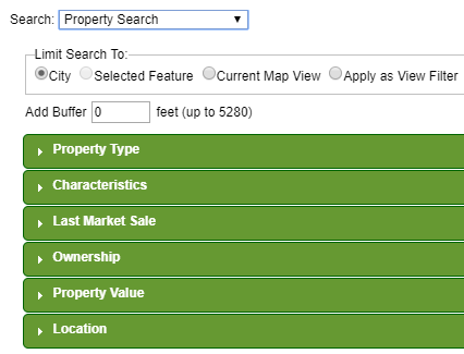 Property Search Filter