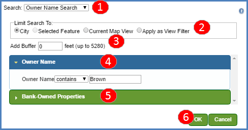 GovClarity Search Form Dropdown Selection