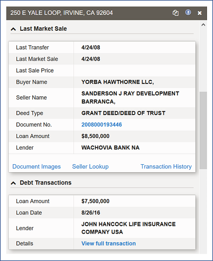 Property Panel