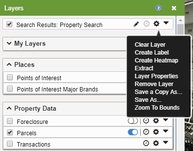 LandVision Filter to Markup Save As