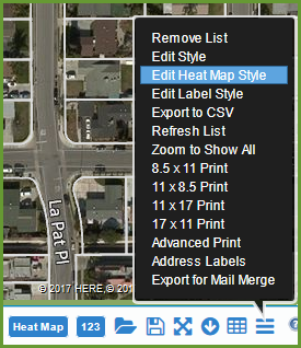 Edit Heatmap Style