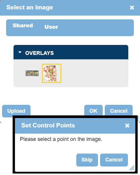 LandVision Select Image Set Control Points