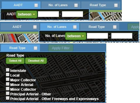 Traffic Count Filters