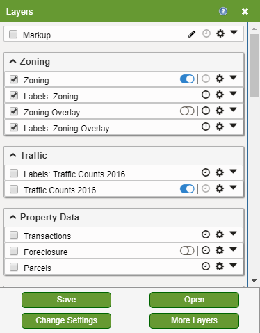 Zoning Layers