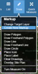 LandVision Draw Menu New Markup