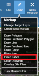 LandVision Draw Menu Place Icon