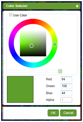 LandVision Thematic Mapper Color Selector