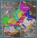 LandVision Thematic Mapper Label Layer Neighborhoods