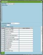 LandVision Thematic Mapper Point Layer Opacity