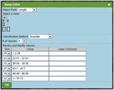 LandVision Thematic Mapper Ramp Ed Line Layer Width