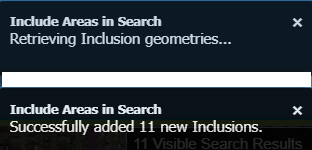 Include Areas in Search