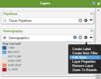 LandVision Demographics Legend